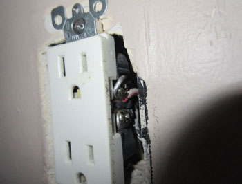 Non compatible outlet with aluminum wiring